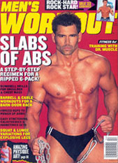 Men's Workout Cover Model Mico Valentine