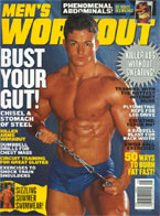 August 2003 Mens Workout coverman Christian Adams